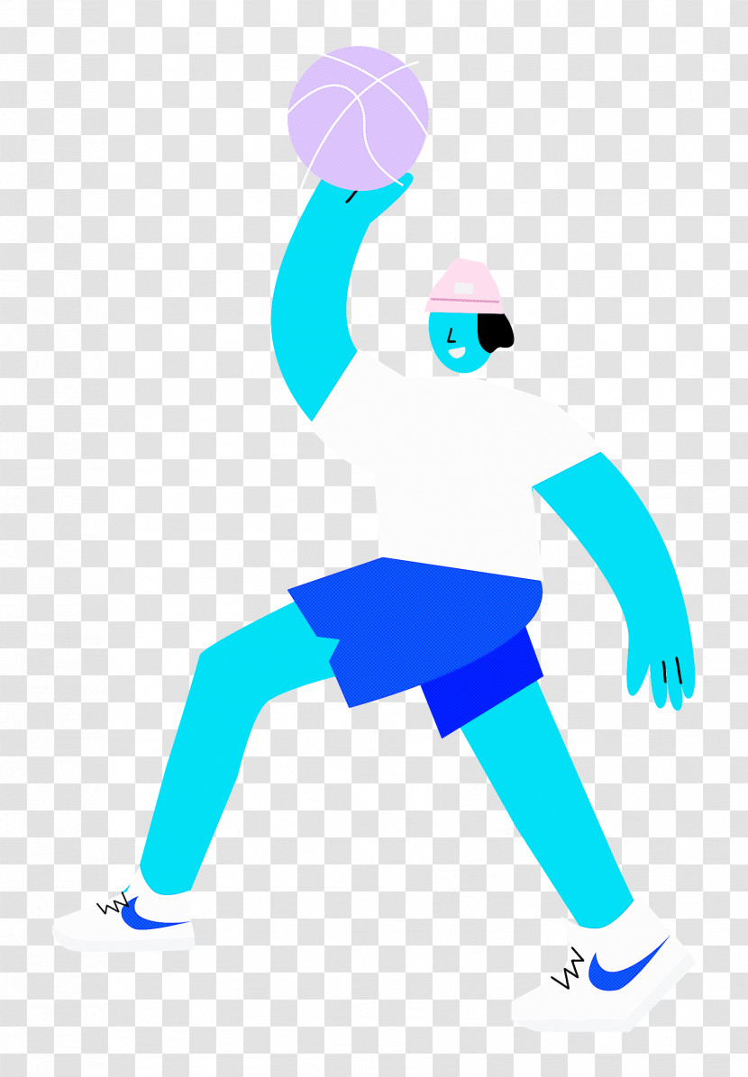 Playing Basketball Sports Transparent PNG