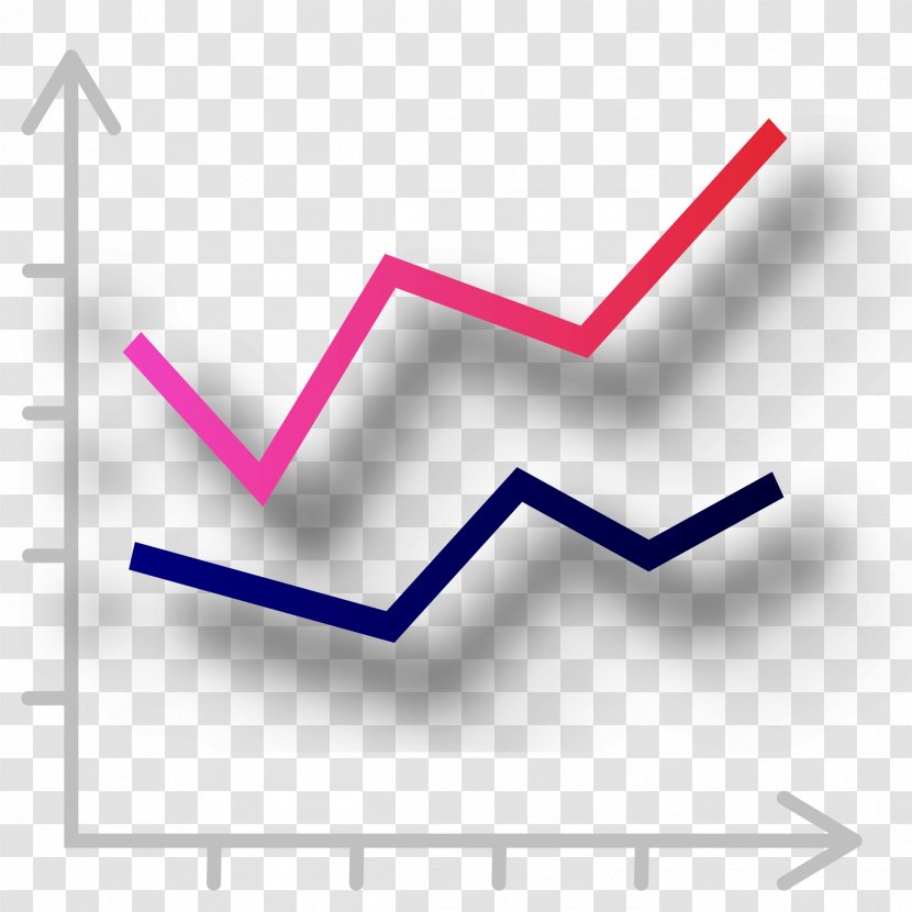 Line Chart Diagram Clip Art - Pencil Transparent PNG