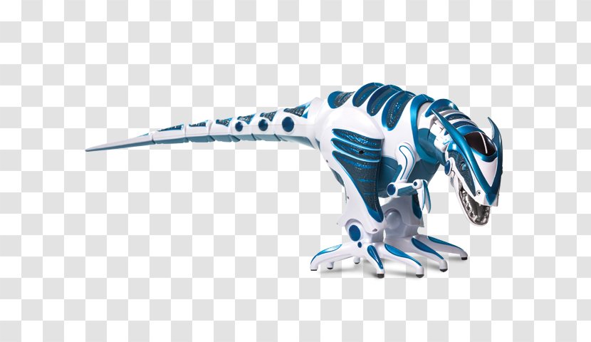 Velociraptor Roboraptor Robot Toy RoboSapien - Organism - Blue Dinosaur Transparent PNG