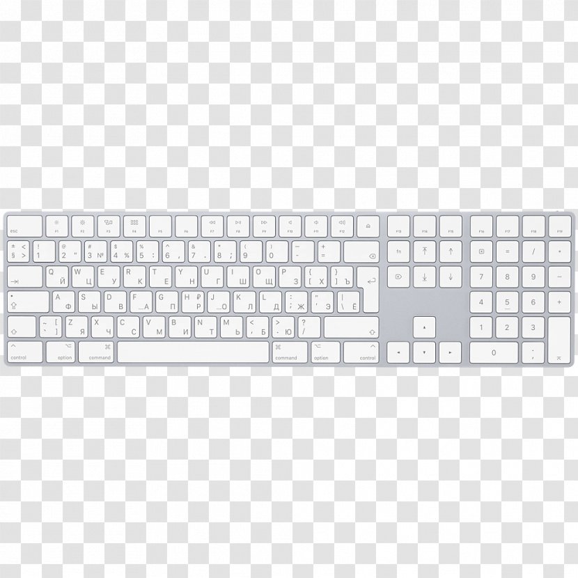 Computer Keyboard Mouse Apple Wireless - Input Device - Numeric Transparent PNG