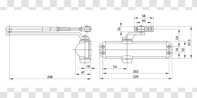 Chiudiporta Door Closer Car Price - Tree Transparent PNG