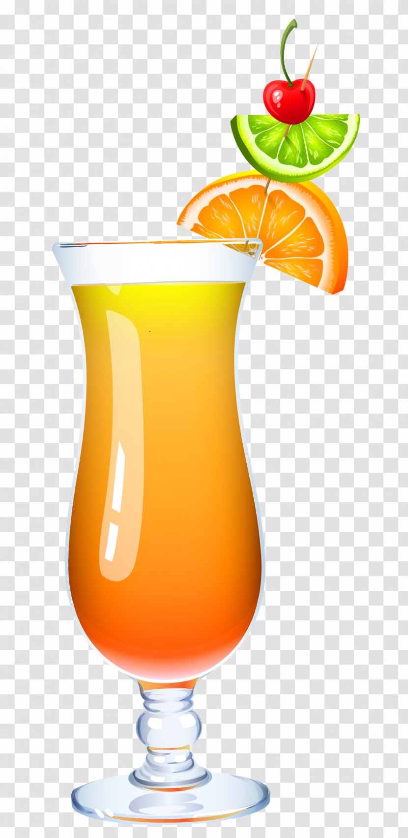 Cocktail Martini Screwdriver Juice Punch - Watercolor - Exotic Clipart Picture Transparent PNG