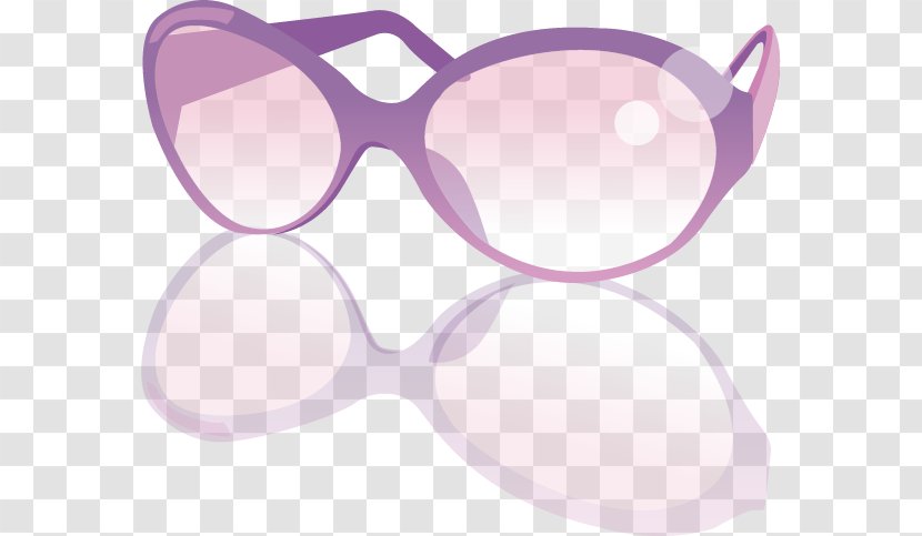 Sunglasses - Purple Glasses Transparent PNG