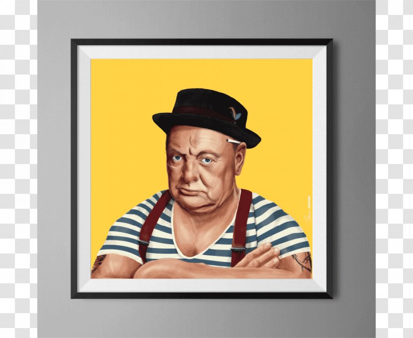 Winston Churchill Amit Shimoni Hipstory: Why Be A World Leader When You Could Hipster? Canvas Art - Winston-churchill Transparent PNG