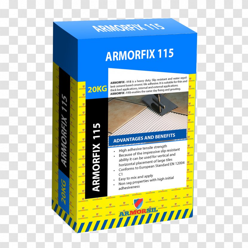 Tile Epoxy Adhesive Ceramic Waterproofing - Thick Bed Mortar - Cement Bag Transparent PNG