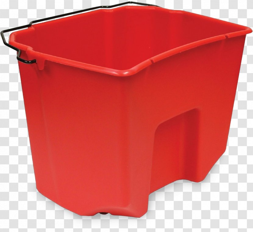 Red Plastic Waste Containment Container Transparent PNG