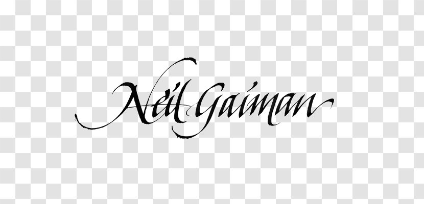 Calligraphy Brand White Handwriting Font - Art - Neil Gaiman Transparent PNG