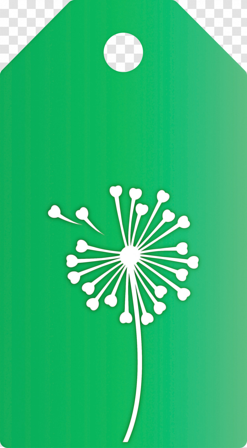 Dandelion Tag Transparent PNG