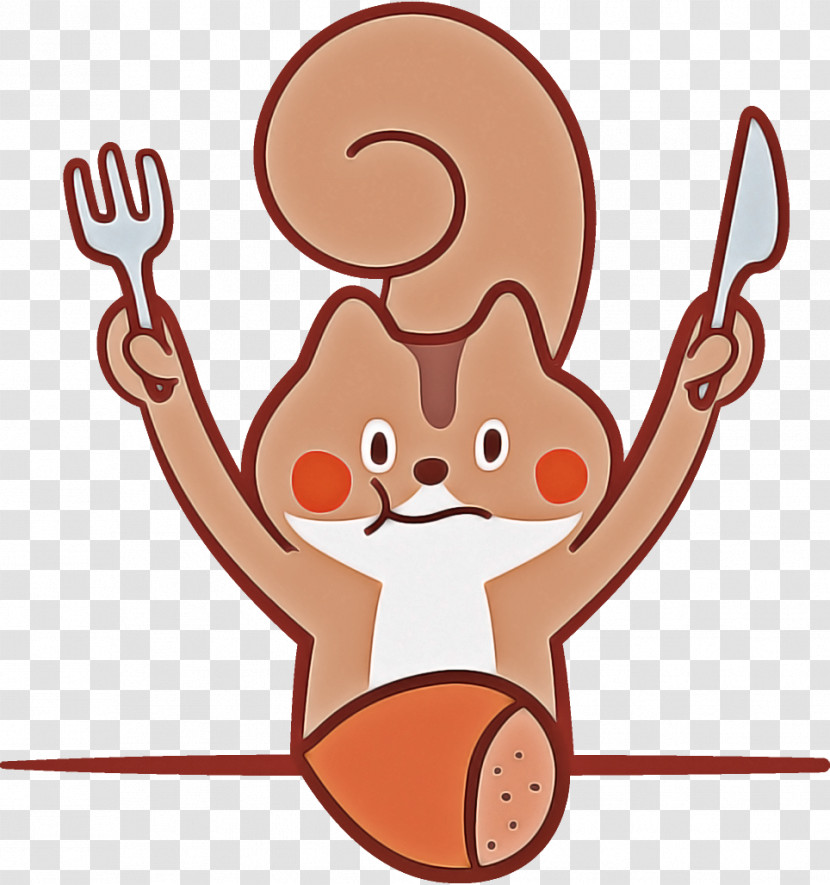 Squirrel Autumn Acorn Transparent PNG