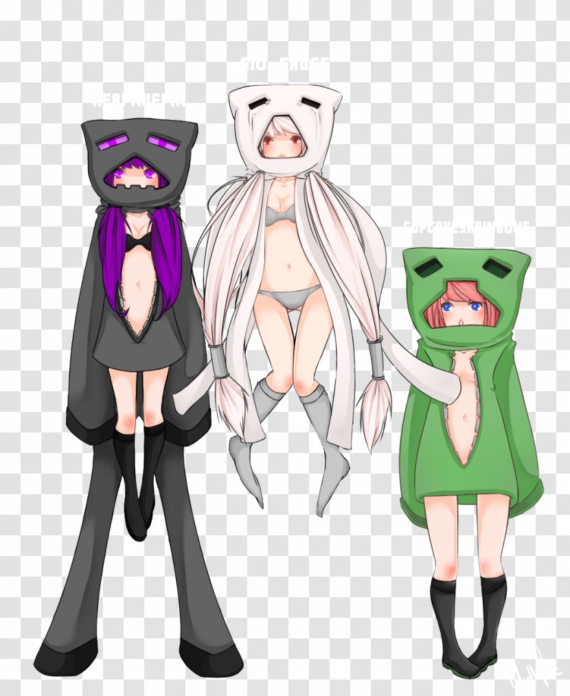 Minecraft Terraria DeviantArt Enderman Pixel Art - Watercolor - Frame Transparent PNG