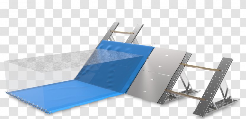 Flood Barrier 3D Rendering Geodesign - Machine - Soil Spread Transparent PNG