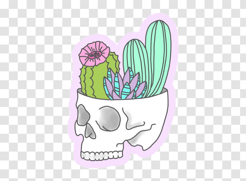 Sticker Cactus Garden Succulent Plant Drawing - Weed Stickers Pastel Transparent PNG