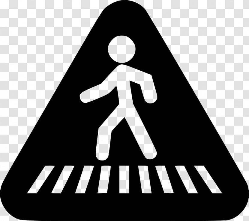 Pedestrian Crossing Traffic Sign - Animation Transparent PNG