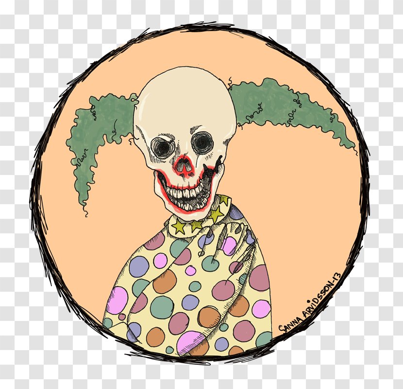 Skull Clown Clip Art - Illustrations Transparent PNG