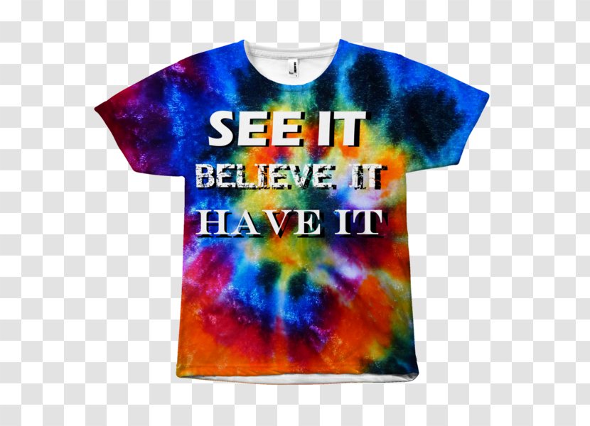 T-shirt Dye Sleeve Unisex Product - Brand - Tye Dyed Poodles Transparent PNG