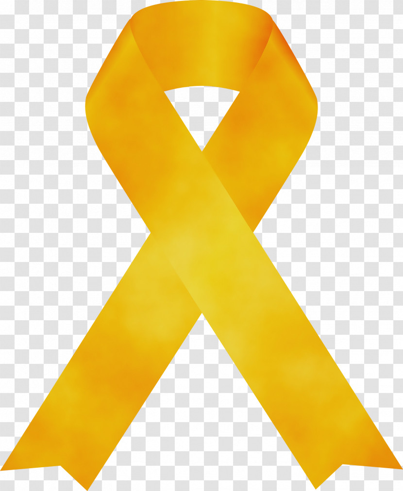 Yellow Ribbon Transparent PNG