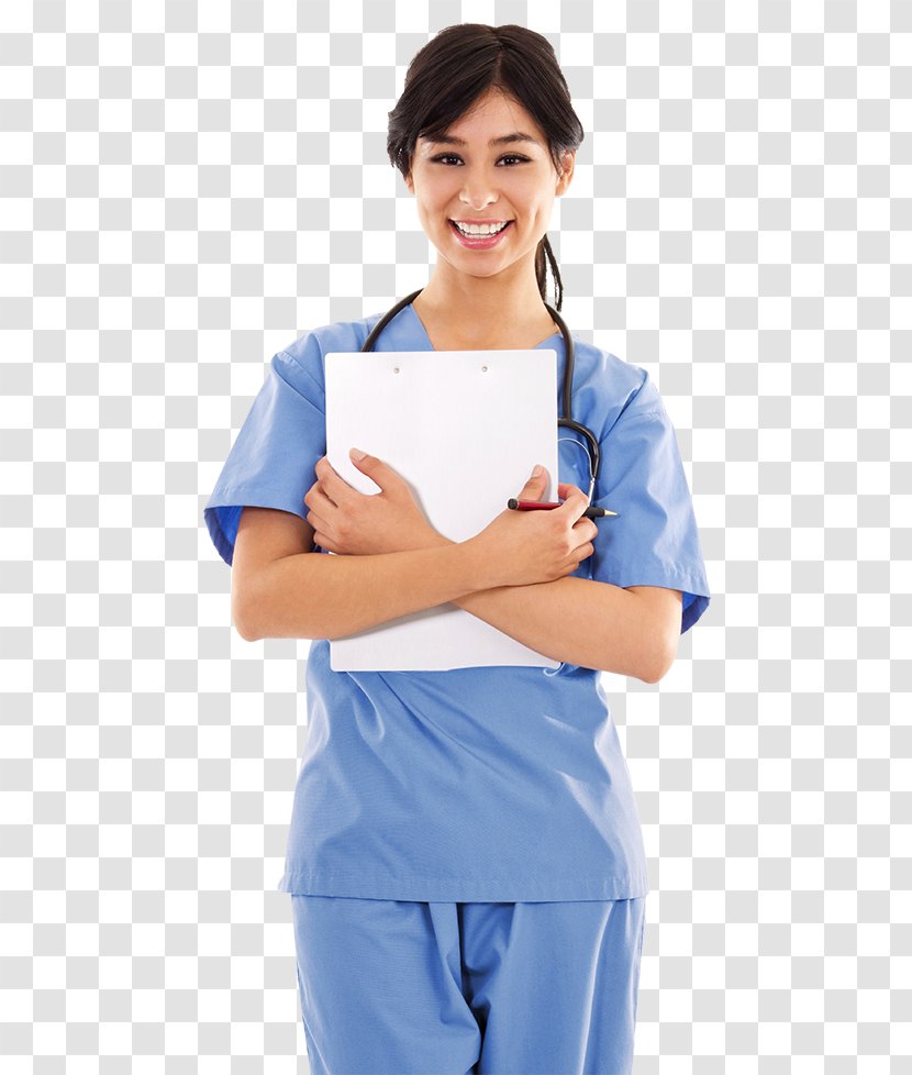 Nurse Cartoon - Hospital Gown - Smile Housekeeper Transparent PNG