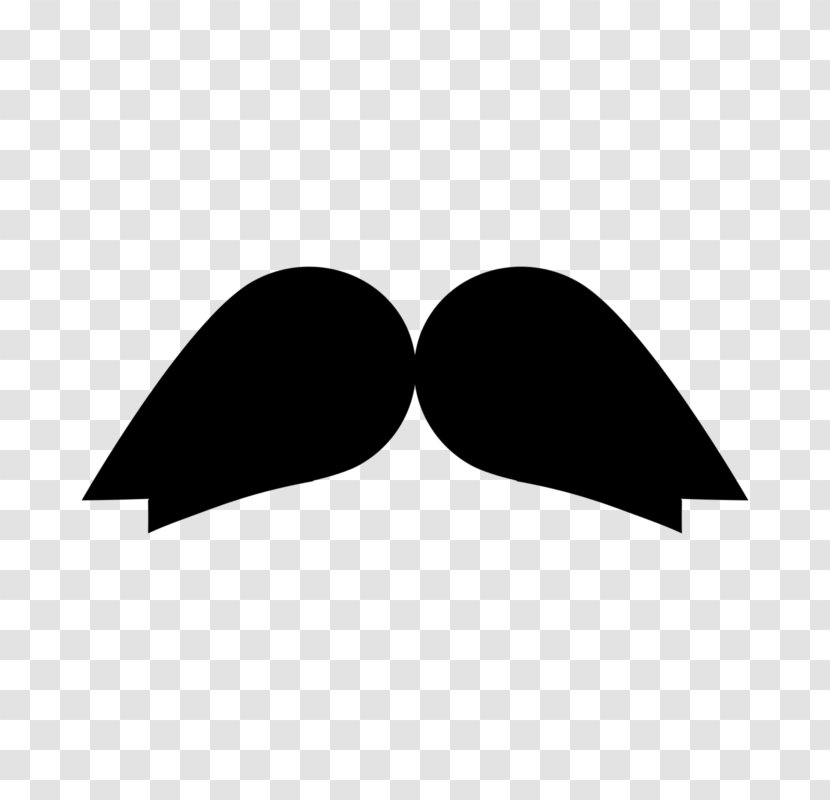Moustache Black & White Clip Art - Symbol Transparent PNG