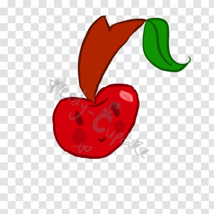 Clip Art Illustration Love Fruit Heart - Red - Cupcakes Transparent PNG