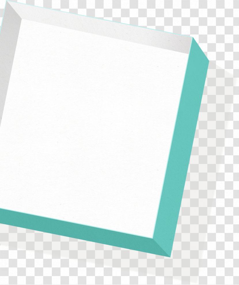 Paper Line Angle - Blue - Box Transparent PNG
