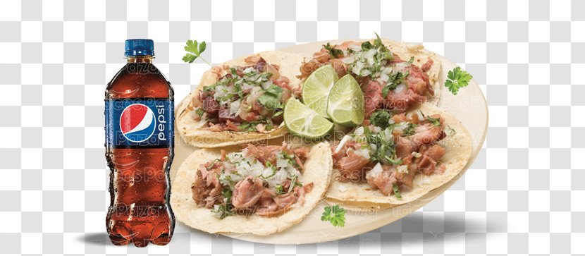 Taco Taquito Fizzy Drinks Al Pastor Meat - Lonche - Menu Transparent PNG