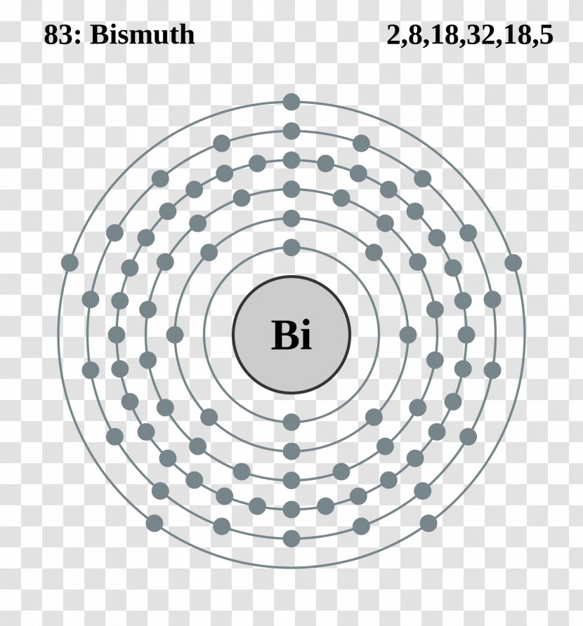 Electron Shell Configuration Gold Periodic Table Chemical Element - Atom - Silvery Transparent PNG