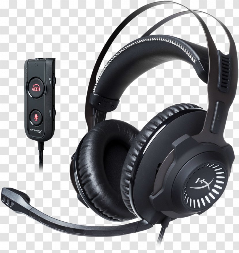 Kingston HyperX Cloud II Revolver Headset Technology - Electronic Device - Xbox Switch Transparent PNG