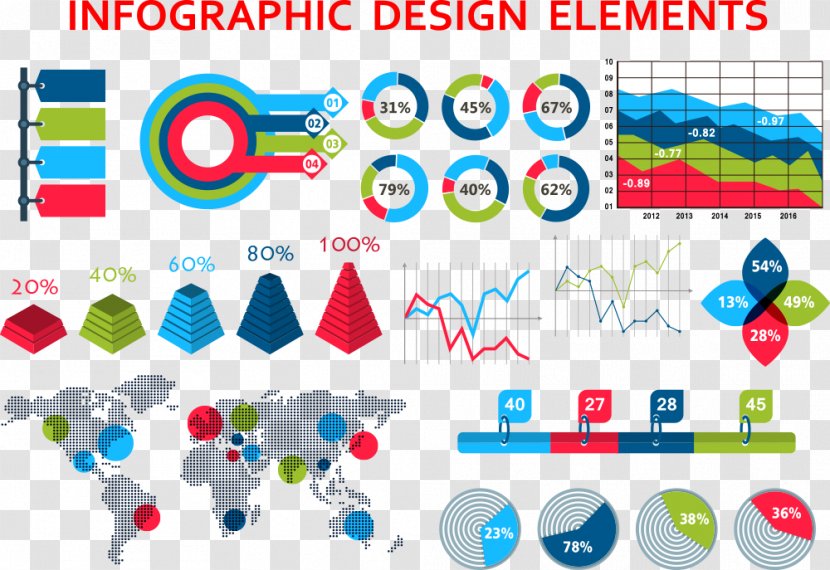 Infographic Pie Chart Diagram - Presentation - Vector Business Transparent PNG