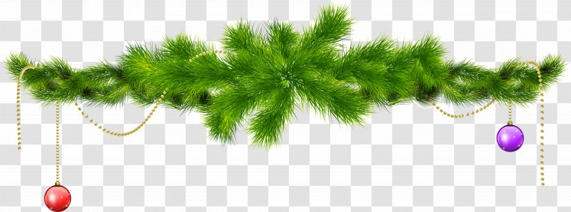 Christmas Tree Ornament Clip Art - Branch - Pine Cone Transparent PNG
