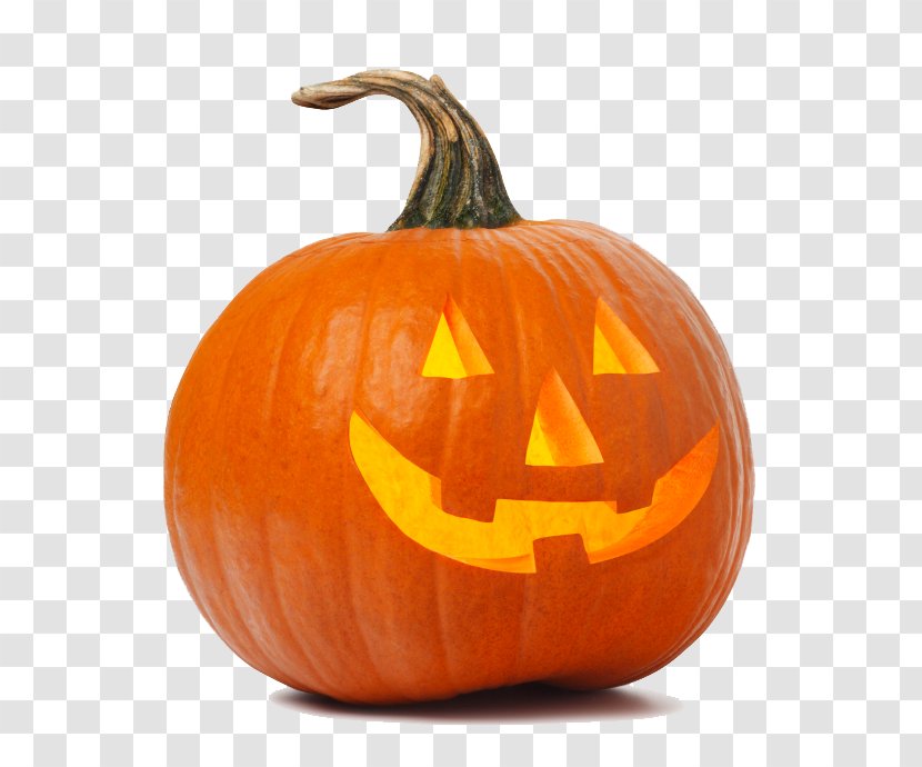 Jack-o'-lantern Pumpkin Decorating Halloween - Plant - Isolated Png White Background Transparent PNG