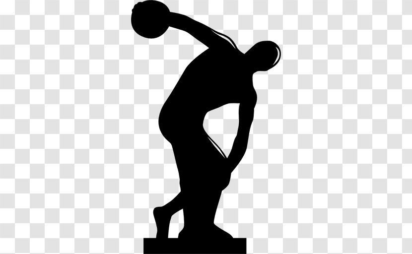 Discobolus Monumental Sculpture - Human Behavior - Greek Statue Transparent PNG