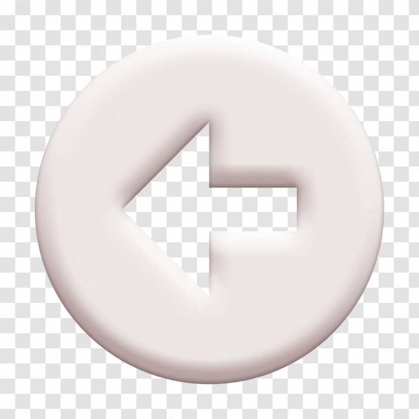 Arrow Icon Left - Blackandwhite - Symbol Transparent PNG