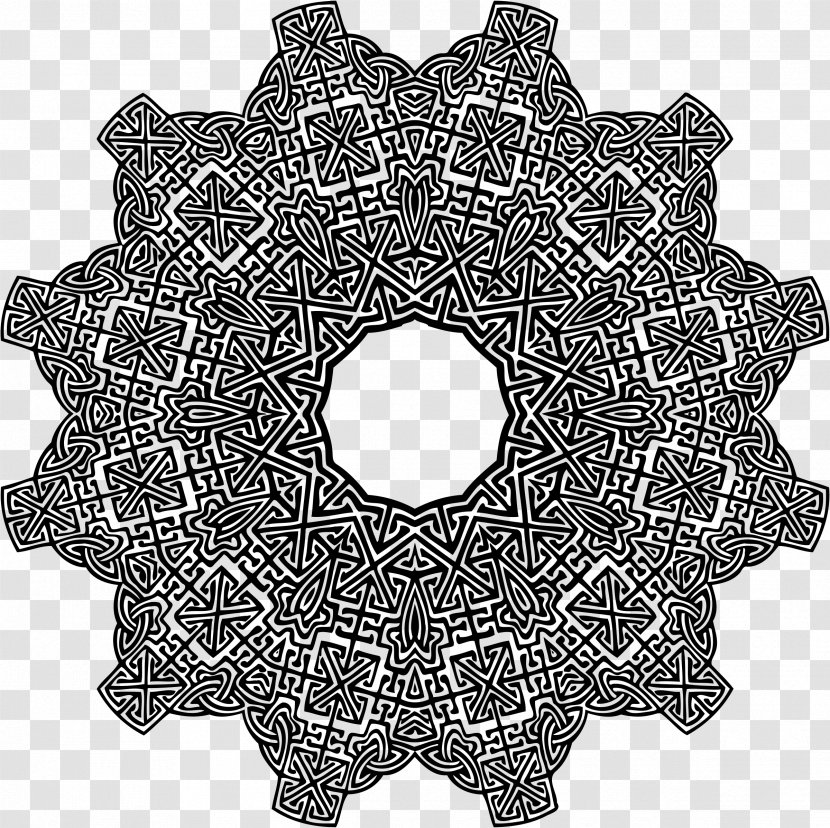 Celtic Knot Ornament Drawing Pattern - Disk - Design Transparent PNG