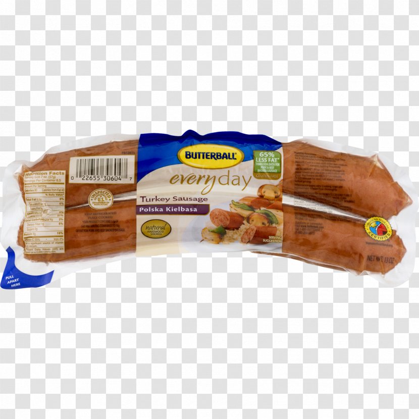 Breakfast Sausage Kielbasa Turkey Meat Vienna - Directions For Cook Spaghetti Squash Transparent PNG