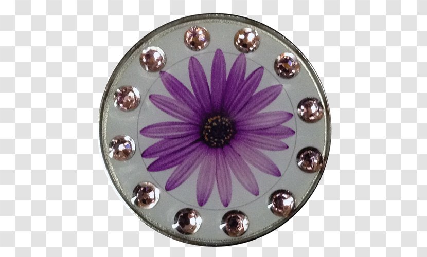 Purple Swarovski AG Flower Crystal Common Daisy Transparent PNG