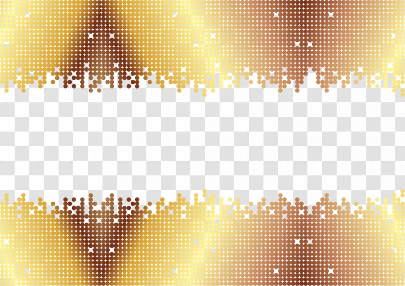 Euclidean Vector Gold Line - Distance - Painted Frame Transparent PNG