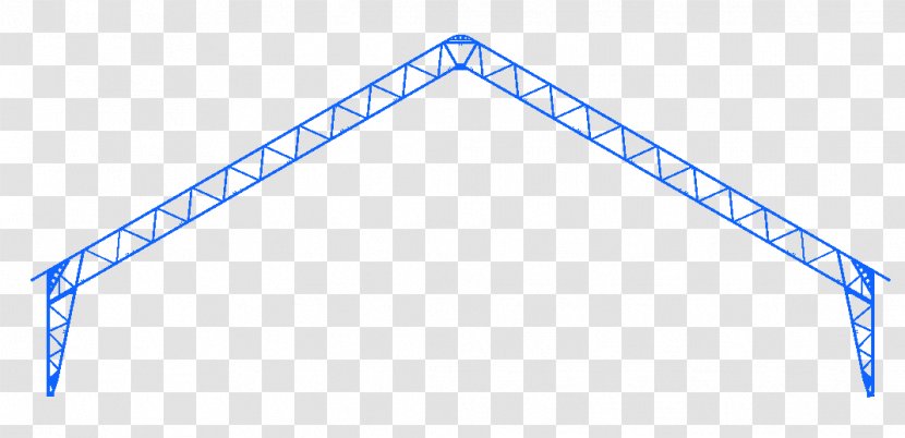 Triangle Building Timber Roof Truss Facade - Structure Transparent PNG
