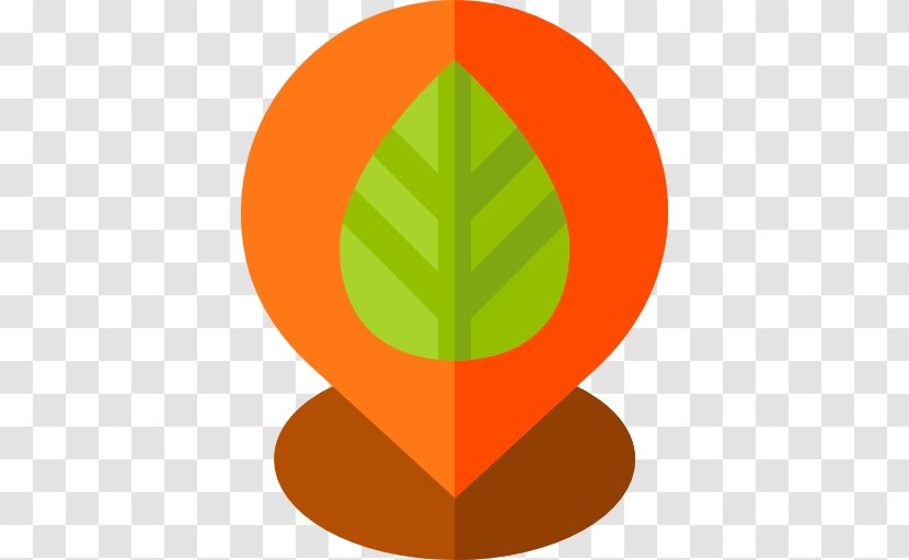 Clip Art Leaf Product Design Line - Orange Transparent PNG