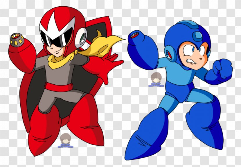 Mega Man 10 Proto Artist - Art - Abbas Mockup Transparent PNG