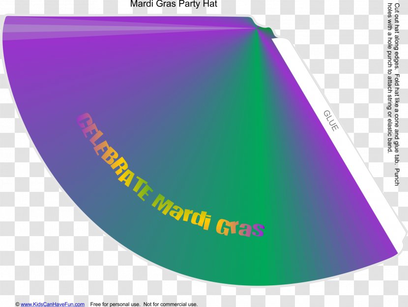 Party Hat Mardi Gras In New Orleans - Banner Transparent PNG