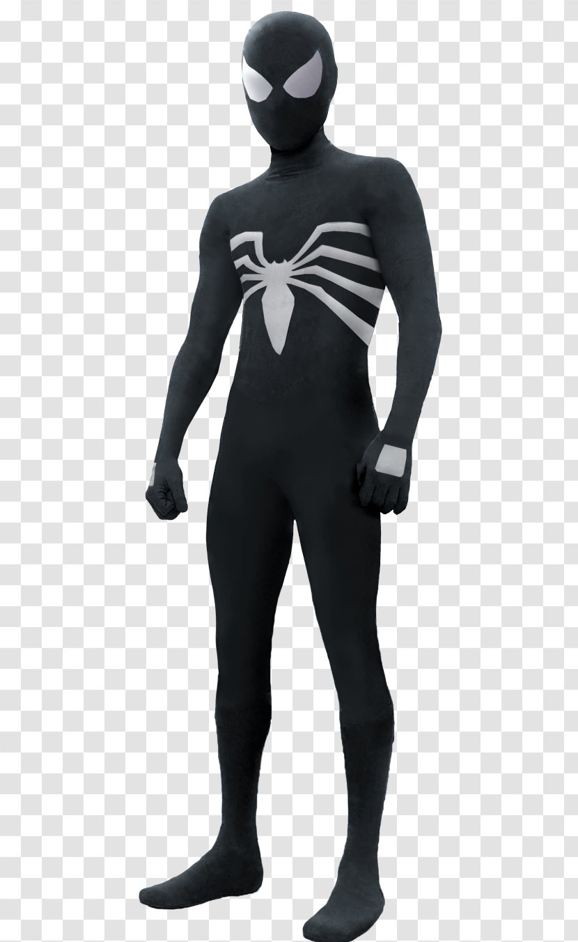 Spider-Man Miles Morales Costume Morphsuits - Textile - Suit Transparent PNG