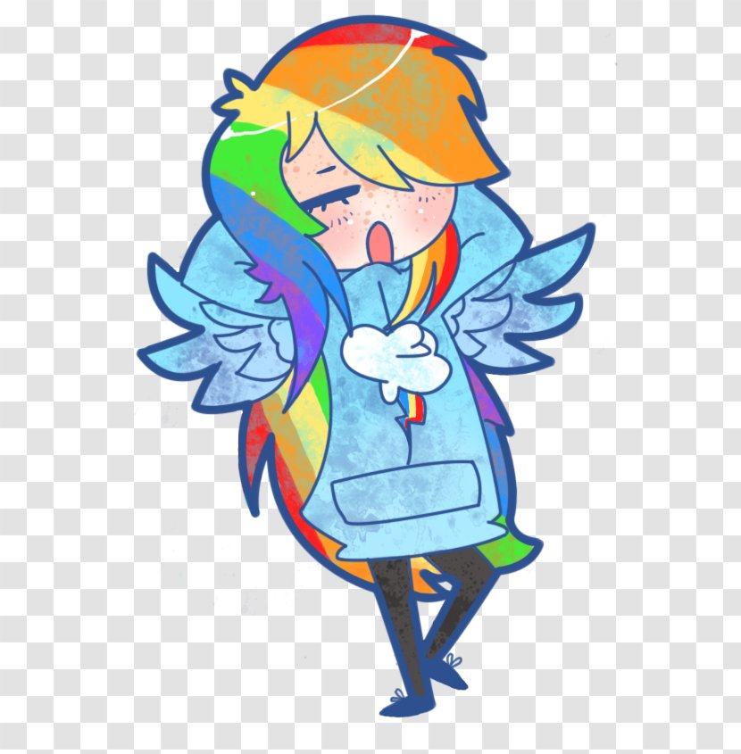 Rainbow Dash Rarity Fluttershy Human Sonic Rainboom - Cartoon - Crow Zero Transparent PNG