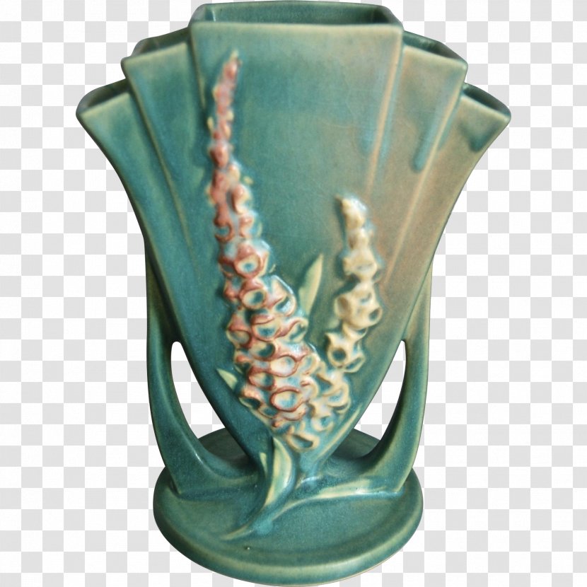 Roseville Pottery Vase Console Bowl - Porcelain - American Art Transparent PNG