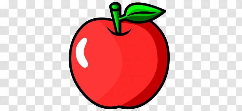 Red Fruit Mcintosh Green Apple - Cartoon - Food Plant Transparent PNG