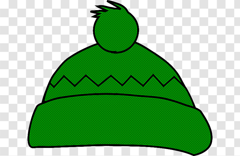 Green Cap Headgear Leaf Transparent PNG