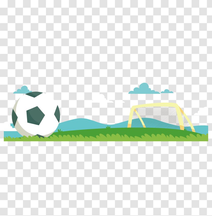 Football Pitch Shooting - Vector Field Transparent PNG