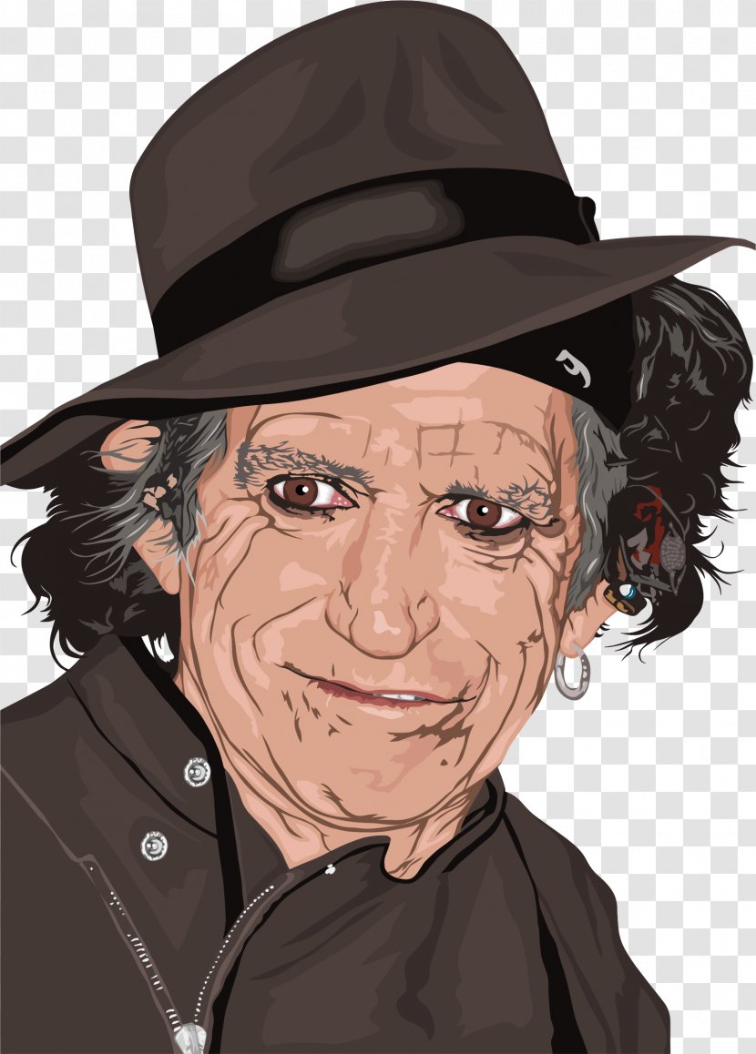 Keith Richards Celebrity Clip Art - Rolling Stones Transparent PNG
