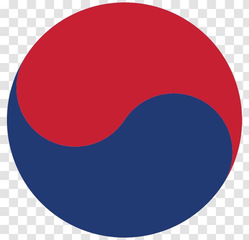 Flag Of South Korea Joseon Yin And Yang Korean - Symbol - Martial Arts Transparent PNG