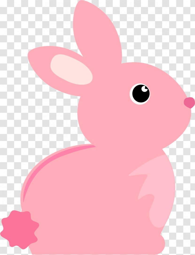 Domestic Rabbit Scrapbooking Easter Bunny Clip Art - Decoupage - Silhouette Transparent PNG
