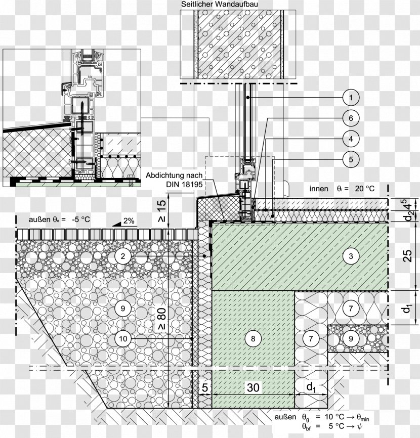 Floor Plan Technical Drawing - Line Transparent PNG